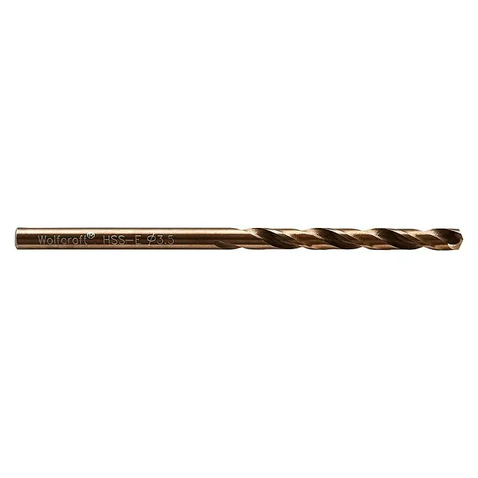 Wolfcraft Metallbohrer - 1 Stk., Durchmesser Bohrer: 3,5 mm, HSS-Co - Aufnahme einer Wolfcraft HSS-E Ø3.5 Spiralbohrer, ideal für präzise Bohrungen in Metall. Hochwertiges Werkzeug für Handwerker und Heimwerker.