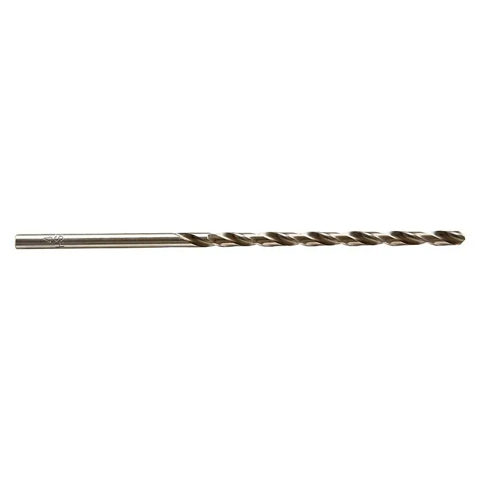Wolfcraft Metallbohrer geschliffen - 1 Stk., Durchmesser Bohrer: 4 mm - Ein Spiralbohrer aus Metall mit spiralförmigen Nuten, geeignet für präzise Bohrungen in verschiedenen Materialien.