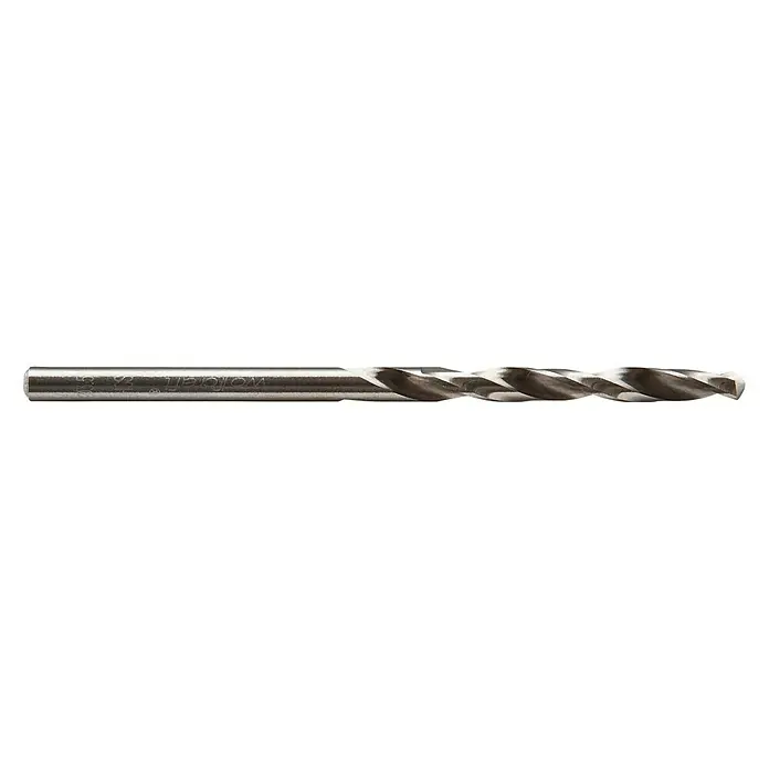Wolfcraft Metallbohrer - 1 Stk., Durchmesser Bohrer: 3,5 mm, HS-Stahl - Nahaufnahme eines Metallbohrers mit spiralförmigen Schneiden für präzise Bohrarbeiten in verschiedenen Materialien.
