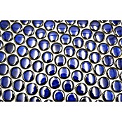 Mosaikfliese Knopf Uni 451N (30,5 x 32 cm, Blau, Glänzend) | BAUHAUS