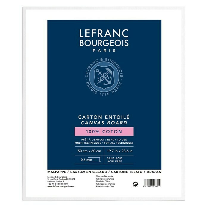 Lefranc & Bourgeois Carton à peindre Louvre