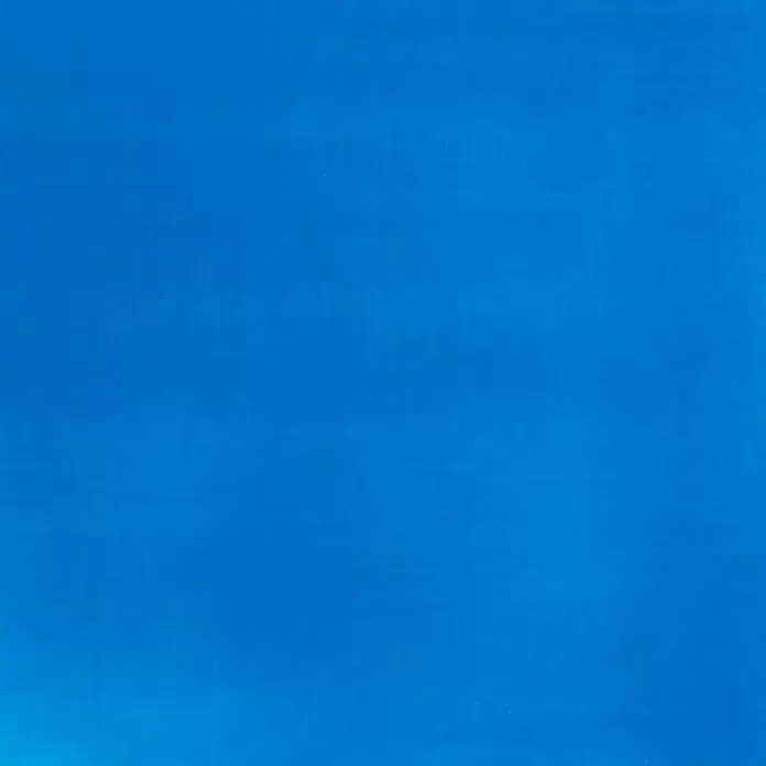 Liquitex Basics Acrylfarbe - Blau Fluoreszierend, 118 ml - Blaue Oberfläche mit leichter horizontaler Textur.