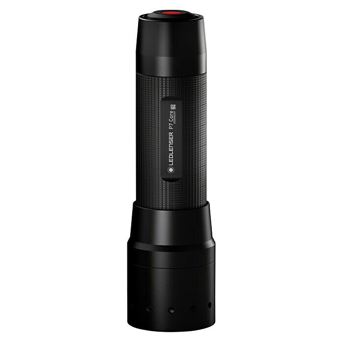 Ledlenser LED-Taschenlampe P7 CoreBatteriebetrieben, Schwarz, 40 lm - 450 lm Front View