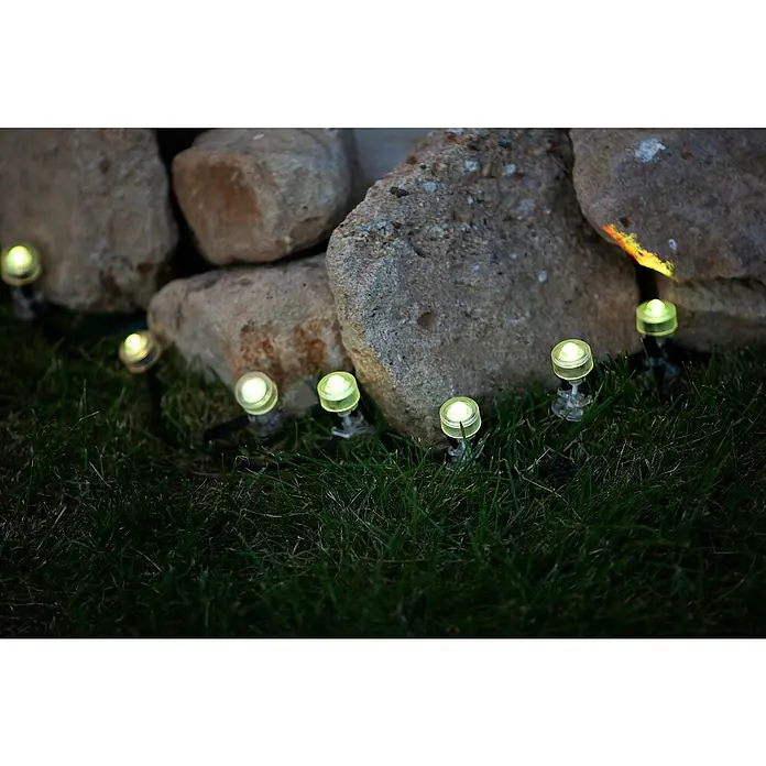 Ledvance Smart+ LED-Panel Gardenspot Mini RGBW 3ST - Dimmbarkeit: Dimmbar, Durchmesser: 23 mm, Leuchtmittel: LED, IP65, II - Gartenbeleuchtung mit mehreren LED-Leuchten zur Beleuchtung von Steinen und Rasenflächen für eine stimmungsvolle Atmosphäre im Freien.