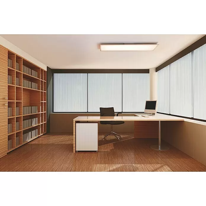 Ledvance Smart+ WiFi LED-Panel Planon Plus - 36 W, L x B x H: 120 x 30 x 5,6 cm, Weiß - Stimmungsaufnahme