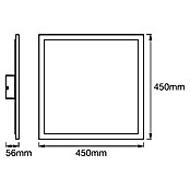 Ledvance Smart+ WiFi LED-Panel Planon Plus (L x B x H: 450 x 450 x 56 mm, Weiß) | BAUHAUS