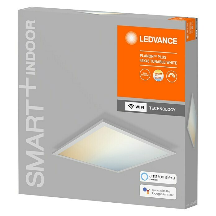 Ledvance Smart+ WiFi LED-Panel Planon Plus (L x B x H: 450 x 450 x 56 mm, Weiß) | BAUHAUS