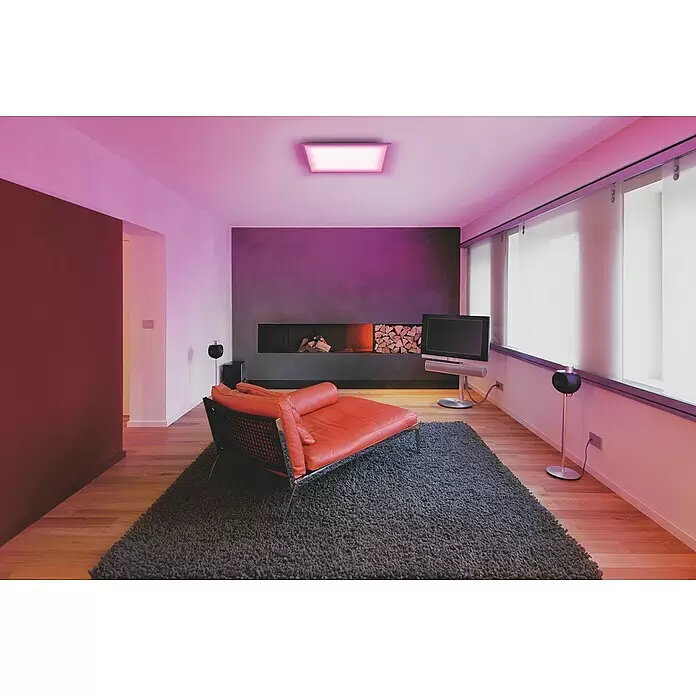 Ledvance Smart+ WiFi LED-Panel Planon Plus - L x B x H: 595 x 595 x 56 mm, Weiß, Warmweiß - Stimmungsaufnahme