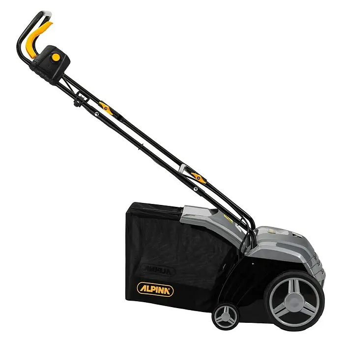 Alpina Elektro-Vertikutierer ASC 1.3 E - 1.300 W, Arbeitsbreite: 32 cm - Alpina Vertikutierer mit Fangkorb. Der Vertikutierer entfernt Rasenfilz und Moos für einen gesunden Rasen.