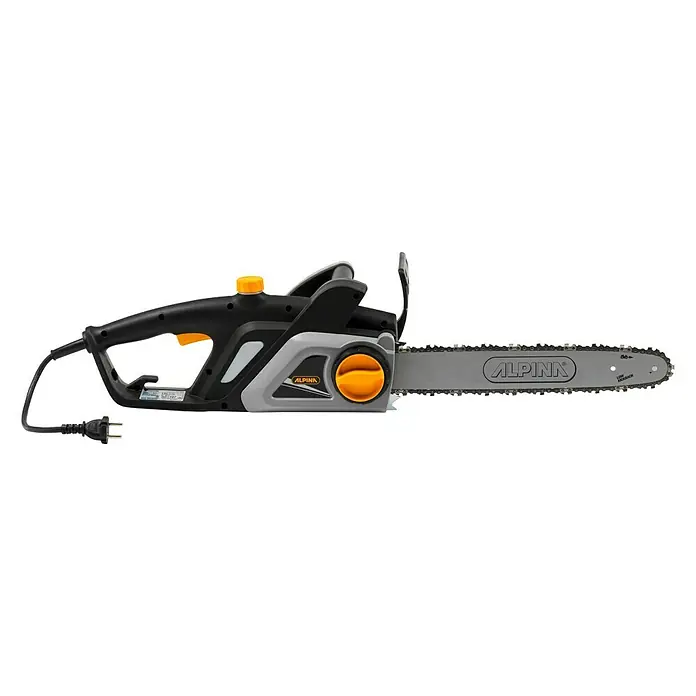 Alpina Elektro-Kettensäge ACS 200 ET - 2.000 W, Schwertlänge: 40 cm - Elektrische Kettensäge von Alpina, ideal für den Zuschnitt von Holz und die Baumpflege. Das perfekte Werkzeug für Haus und Garten.
