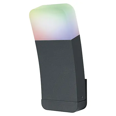Ledvance Smart+ LED-Außenwandleuchte Curve Up RGBW Grau