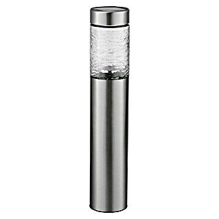 BAUHAUS Solarna svjetiljka Premium XXL (Šiljak za zabijanje u zemlju, Plemeniti čelik, Ø x V: 10,2 x 72 cm)