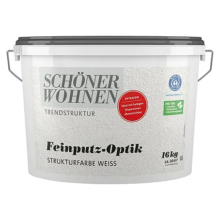 SCHÖNER WOHNEN-Farbe Trendstruktur Dekoputz Feinputz-Optik Strukturfarbe
