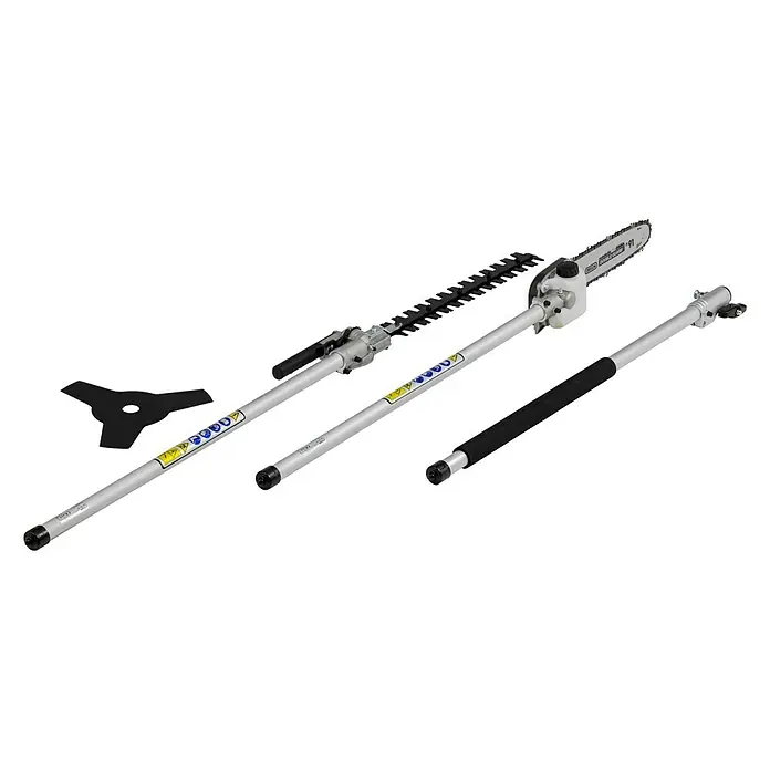 Alpina Benzin-Multitool AMT 26 - 0,7 kW, 25,4 cm³ - Mehrzweck-Gartengerät mit verschiedenen Aufsätzen für vielseitige Gartenarbeiten.