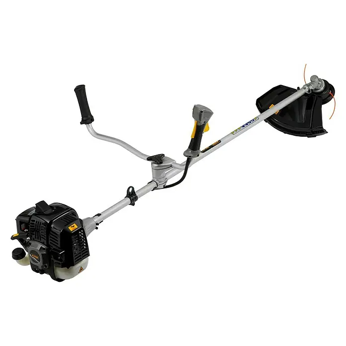 Alpina Desbrozadora de gasolina ABR 52 D - 1,55 kW, 51,7 cm³, Ancho de corte hilo: 45 cm, Ancho de corte cuchilla: 25,5 cm - Desbrozadora, una herramienta de jardín para cortar hierba y matorrales, con un motor robusto y un diseño ergonómico para un uso cómodo.
