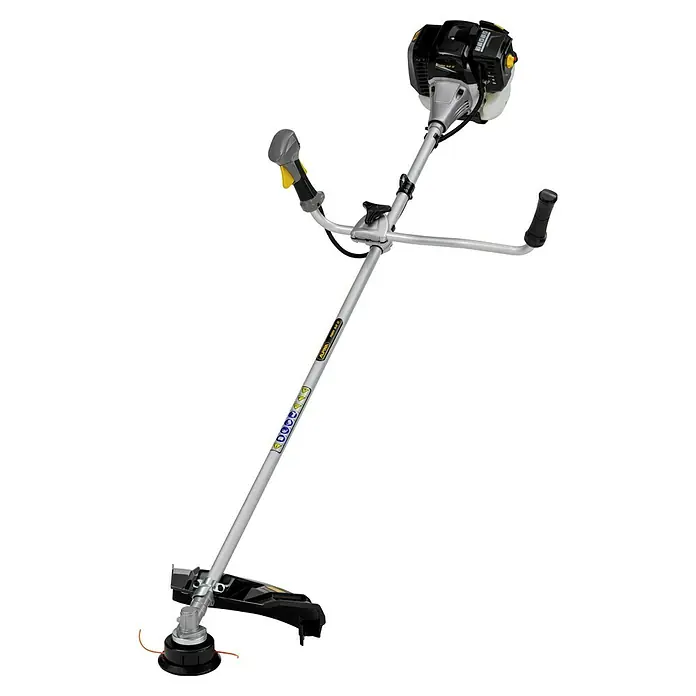 Alpina Desbrozadora de gasolina ABR 52 D - 1,55 kW, 51,7 cm³, Ancho de corte hilo: 45 cm, Ancho de corte cuchilla: 25,5 cm - Desbrozadora con motor robusto y diseño ergonómico para un trabajo cómodo en el jardín. Ideal para recortar bordes de césped y lugares de difícil acceso.