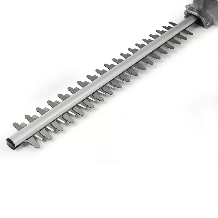 Alpina Elektro-Heckenschere AHT 500 E - 500 W, Schnittlänge: 45 cm, Max. Aststärke: 22 cm - Metallische Heckenscherenklinge mit gezackten Zähnen und schwarzer Endkappe zum Heckenschneiden.