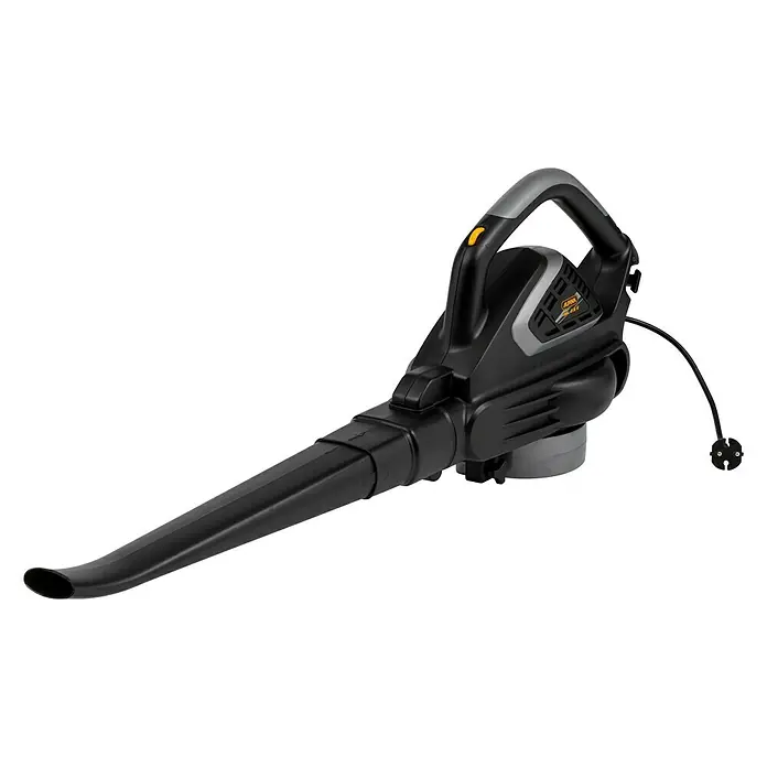 Alpina Soplador de hojas eléctrico ABL 2.6 E - 2.600 W, Velocidad de soplado: 331 km/h - Soplador de hojas negro con cable de alimentación. Ideal para jardinería y eliminación de hojas y residuos de caminos y céspedes.