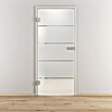 Diamond Doors Glasdrehtür DD 503 (B x H: 821 x 2 013 mm, DIN Links, Einscheibensicherheitsglas (ESG)) | BAUHAUS
