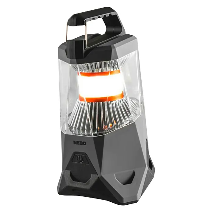 Nebo Tools Linterna Galileo - 10,67 x 11,43 x 18,54 cm, 500 lm, IPX4 - Imagen de una linterna NEBO, perfecta para actividades al aire libre y emergencias, con un diseño duradero y luz brillante.