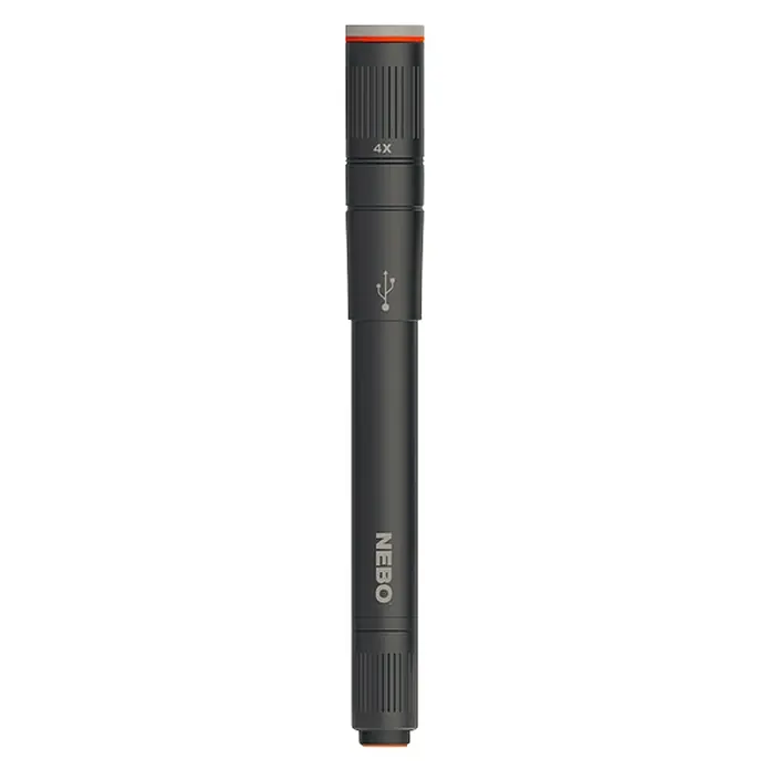 Nebo Tools Linterna Columbo Flex - 1,42 x 1,9 x 10,8 cm, 250 lm, IP67 - Luz de inspección NEBO: Diseño elegante con zoom 4x, puerto USB y marca NEBO para una iluminación precisa.
