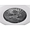 Voltomat Deckenventilator mit LED-Beleuchtung (Silber, Weiß, 60 cm, 40 W, Warmweiß) | BAUHAUS