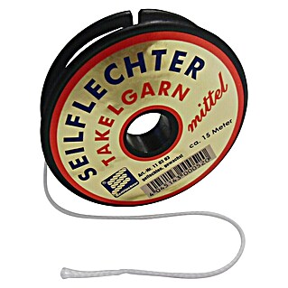 Seilflechter Cabo para aparejos (Diámetro: 1 mm, Largo: 20 m, Blanco)