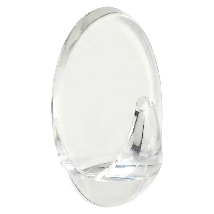 Wenko Handtuchhaken Zwerghaken - 6 Stk., Transparent, Kunststoff - Transparenter Klebehaken: Eine praktische und unauffällige Lösung zum Aufhängen von Gegenständen ohne Bohren. Ideal für Zuhause und Büro.