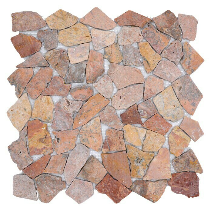 Mosaikfliese Uni CIOT 30/14030,5 x 30,5 cm, Rot, Matt Top View