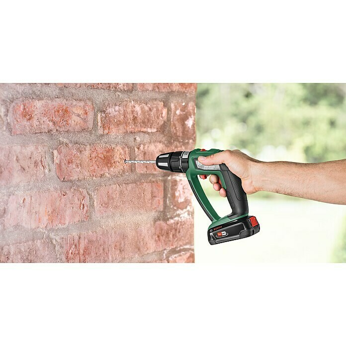 Bosch 18 V Power for All Akku-Schlagbohrschrauber PSB 18 LI-2 Ergonomic18 V, 2,5 Ah, 0 U/min - 1.400 U/min Use Shot