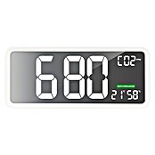 Technoline Luftqualitätsmonitor CO2 WL 1040 mit Uhrzeit (Digitales Display, 4 x 37 x 16 cm, Weiß) | BAUHAUS