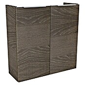 Camargue Fresh Waschtischunterschrank (21,9 x 59,8 x 60,4 cm, Mit Schwenkkorb & Duftgel, Eiche Maron, Matt)