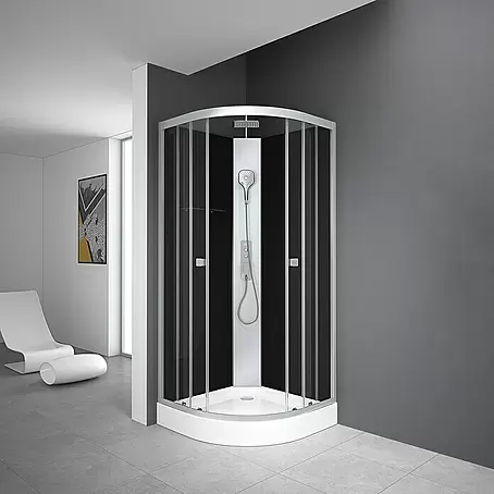 Aurlane  Cabina de ducha completa Vitamine Black 2.0 Peppermint