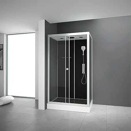 Aurlane  Cabina de ducha completa Vitamine Black 2.0 Atrium
