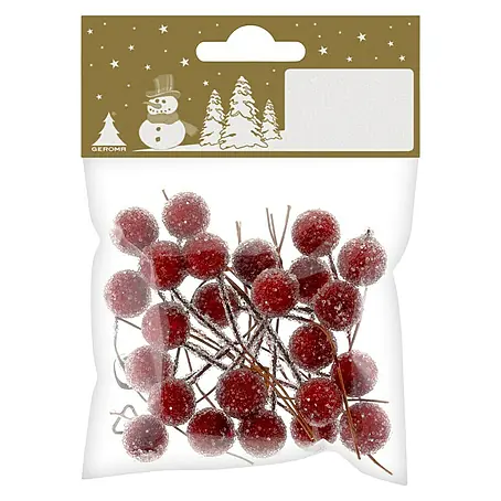 Kunstzweig Beeren am Draht