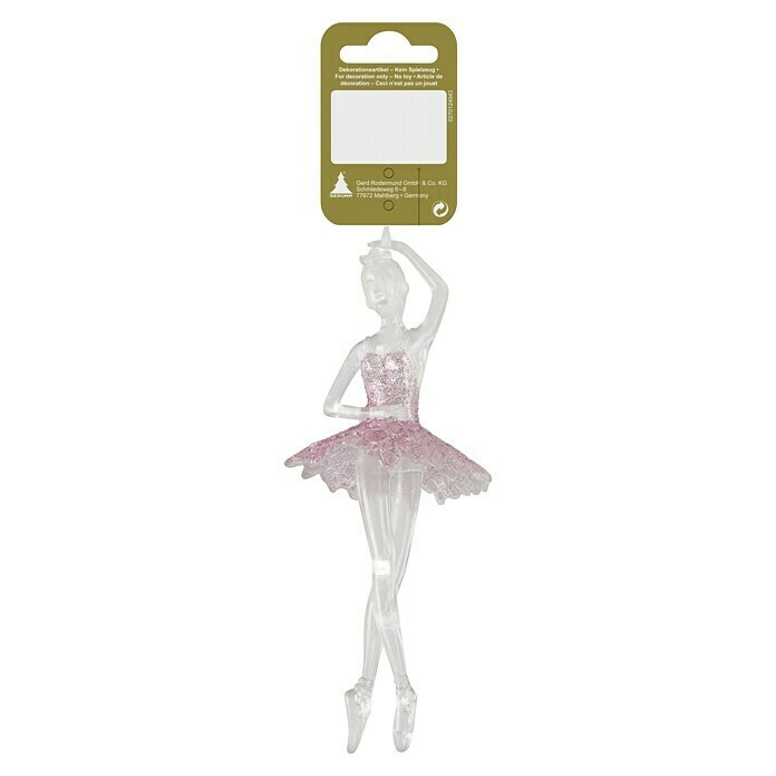 Christbaumschmuck Ballerina (Rosa, Kunststoff) | BAUHAUS