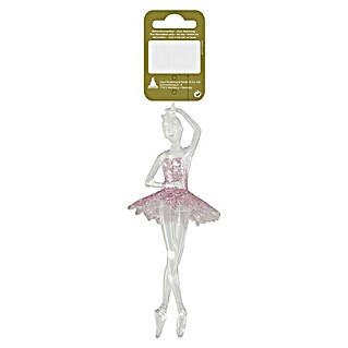 Christbaumschmuck Ballerina (Rosa, Kunststoff)