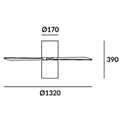 Leds-C4 Deckenventilator Formentera (Weiß, 132 cm, 66 W) | BAUHAUS