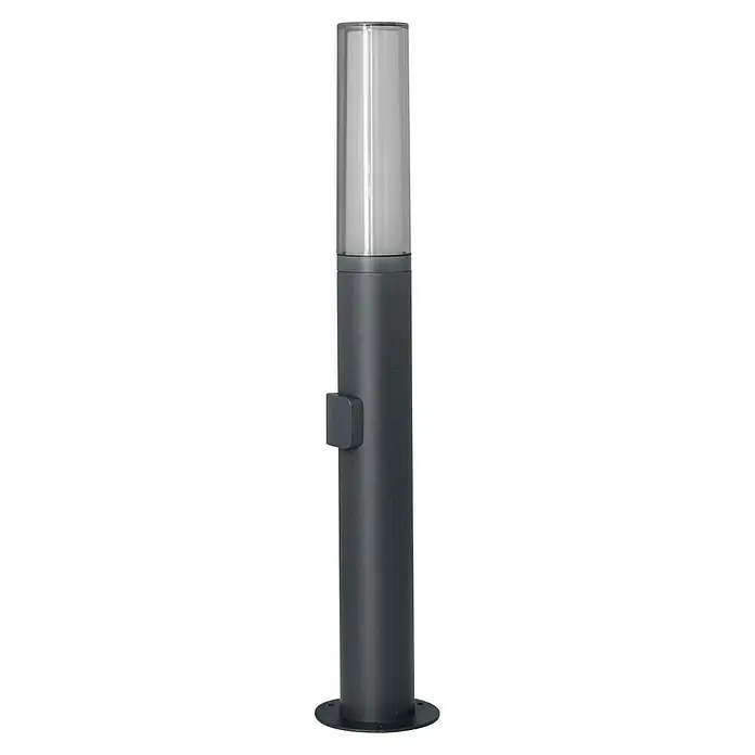 Ledvance Smart+ Außenlaterne Flare 60cm RGBW GR - Farbe Gehäuse: Grau, RGBW, Mit Leuchtmittel - Die zylindrische Wegeleuchte mit transparentem Aufsatz sorgt für angenehme Beleuchtung im Außenbereich. Robust, modern und energieeffizient.
