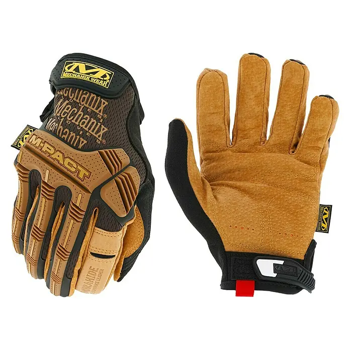 Mechanix Wear Arbeitshandschuhe Durahide M-Pact - XL, Braun - Mechanix Wear Impact Arbeitshandschuhe, ideal für den Einsatz in Werkstatt und Baustelle, bieten hohen Schutz und Komfort.