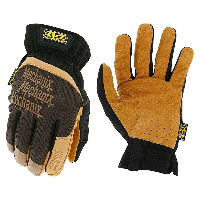 Mechanix Wear Arbeitshandschuhe Durahide FastFit - M, Braun - Ein Paar Mechanix Wear Fastfit Durahide-Leder Arbeitshandschuhe, ideal für verschiedene Aufgaben. Robuste Handschuhe für optimalen Schutz.