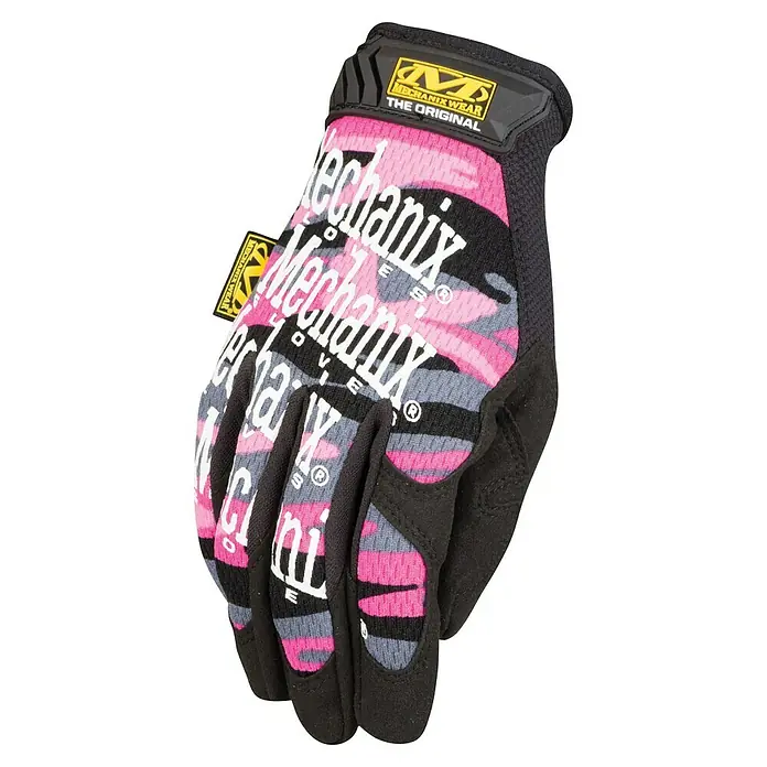 Mechanix Wear Arbeitshandschuhe The Original Women's - L, Pink - Mechanix Wear The Original Arbeitshandschuhe in Rosa und Grau mit schwarzem Handflächenbereich für optimalen Schutz und Komfort.