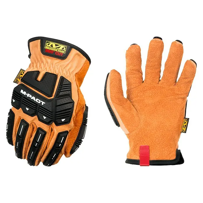Mechanix Wear Arbeitshandschuhe DuraHide M-Pact Driver F9-360 - S, Braun/Schwarz - Die robusten Mechanix Wear M-Pact 360° Cut Arbeitshandschuhe in Orange bieten optimalen Schutz und Komfort bei anspruchsvollen Aufgaben.