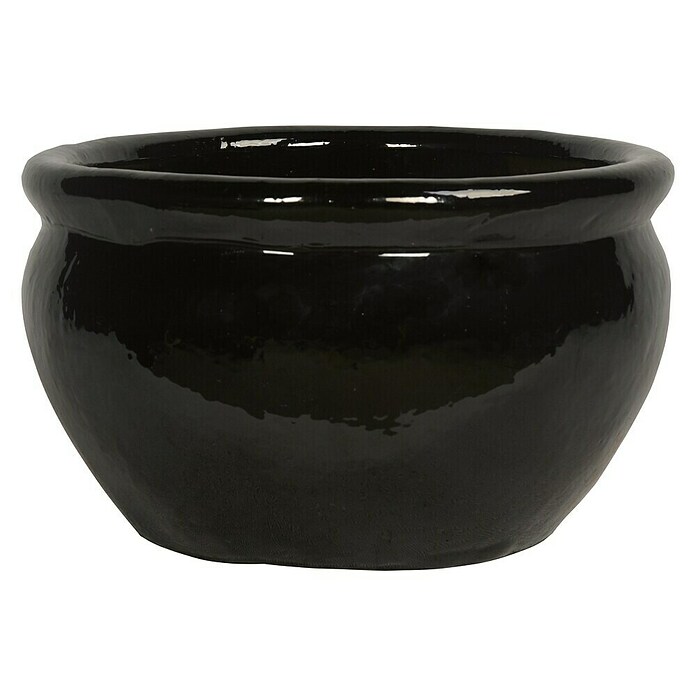 VENEZIA GLASIERT SCHWARZ 35x20cm