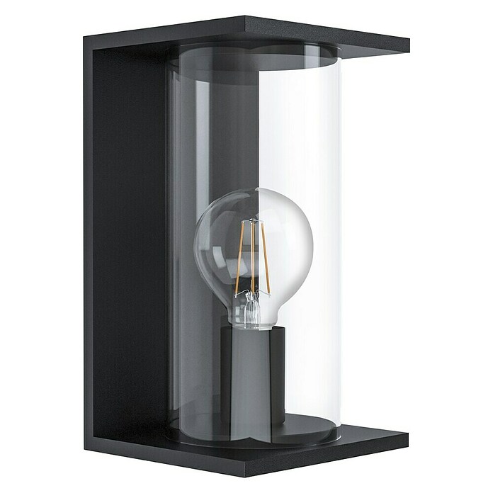 Eglo Wandlamp voor buiten Cascinetta (40 W, Zwart, Helder, IP54) | BAUHAUS