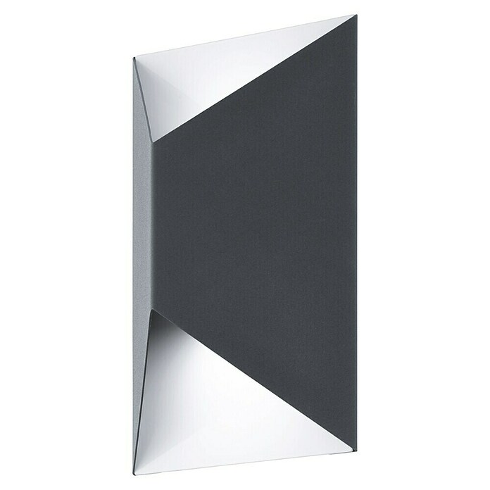 Eglo Wandlamp voor buiten Predazzo (5 W, 14 x 7,5 x 21 cm, Antraciet, Wit, IP44) | BAUHAUS