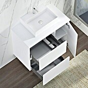 Mueble de lavabo Farbe (Blanco seda)