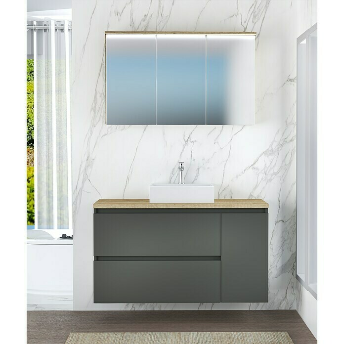 Mueble de lavabo Farbe (Antracita)
