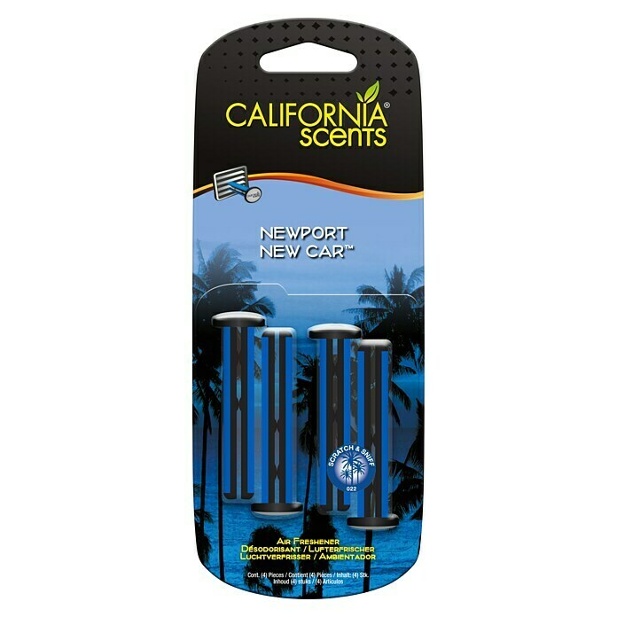 Pack de 2 latas California Car Scents: Ambientador de Coche con