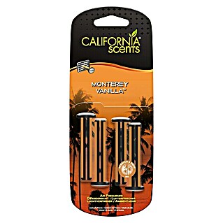 California Scents Ambientador de coche California Scents (Vainilla, 60 días, 4 ud.)